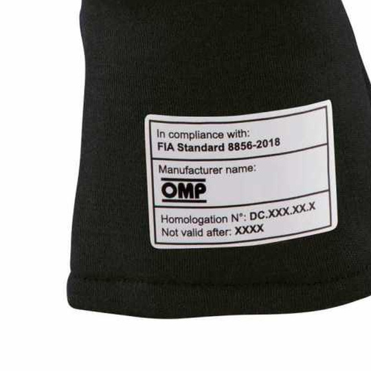 Gants OMP Dijon MY25 noirs (FIA)