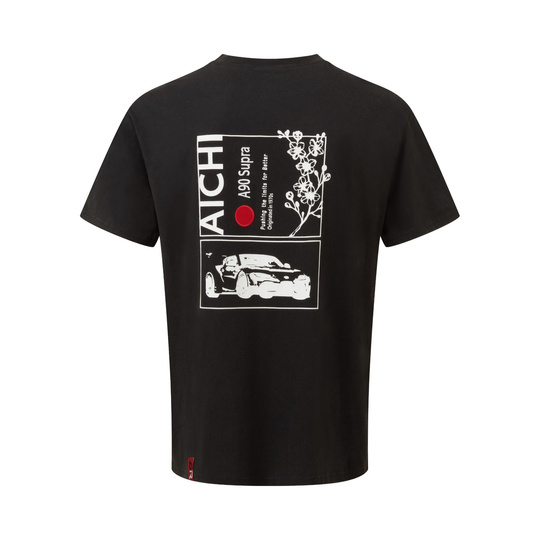 Camiseta Toyota Gazoo Racing Aichi 2026 negra