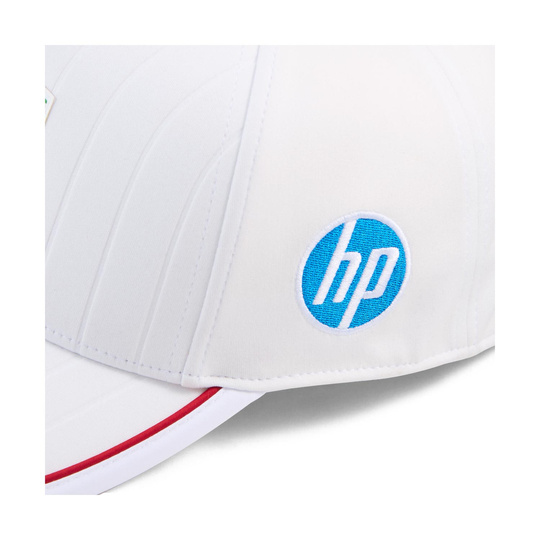 2025 Scuderia Ferrari F1 Team Hamilton Men's White Baseball Cap