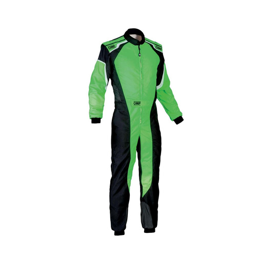 OMP Italy KS-3 MY19 Karting Suit green (with CIK FIA homologation)