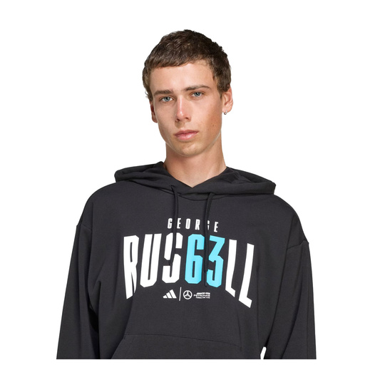 2025 Mercedes F1 Petronas Mens Russell Hooded Sweatshirt