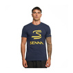 2025 Ayrton Senna F1 Collection Mens Legacy Logo T-Shirt