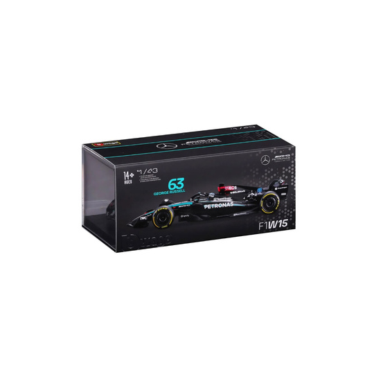 Coche a escala Mercedes AMG F1 George Russell 1:43 W15E