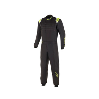 Alpinestars KMX-9 V3 8877-2022 Karting Suit black-yellow (FIA)