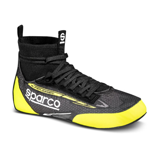 Sparco Superleggera MY23 Racing Shoes Black/Yellow (FIA)