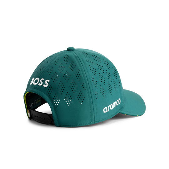 Gorra de béisbol para niños Stroll Team Aston Martin F1 2025 verde