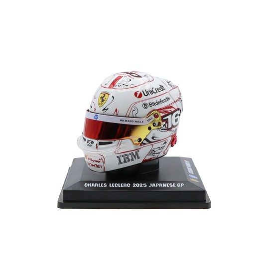 Scuderia Ferrari Charles Leclerc helmet Japan GP 1:5