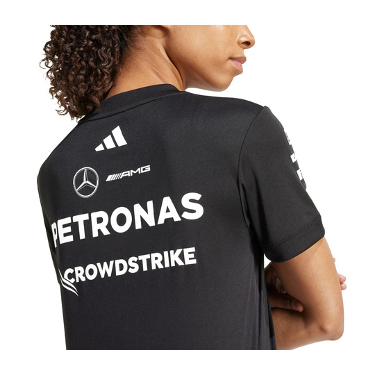 T-shirt femme Team Mercedes AMG F1 2025 noir