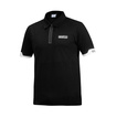Polo Sparco Zip MY22 noir