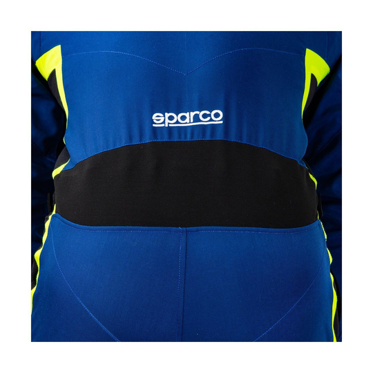 Sparco Italy KERB MY20 Karting Suit blue/yellow (with homologation CIK-FIA)