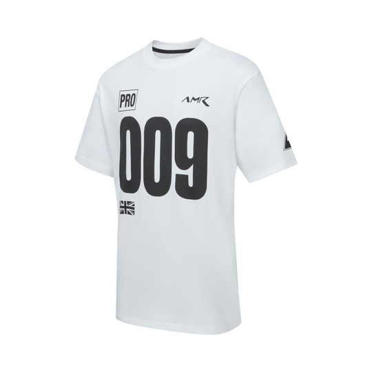 Camiseta Limited Edition 009 Graphic Aston Martin Racing 2026 blanca/negra