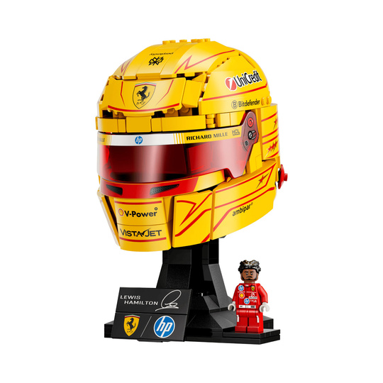 LEGO Maquette du casque de Lewis Hamilton, Scuderia Ferrari HP Lego Editions