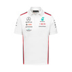  Mercedes AMG Germany F1 Mens Team Polo Shirt White