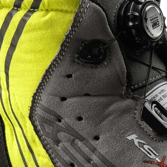 Chaussures OMP KS-X R noires/jaunes (FIA)
