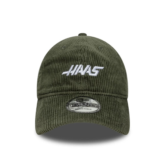 2025 Haas F1 USA Mens Cord baseball cap green