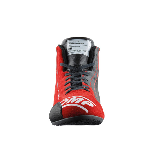 Chaussures OMP Tecnica MY25 noires/rouges (FIA)
