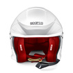 Casque Sparco Flux RJ-i blanc/rouge (FIA)