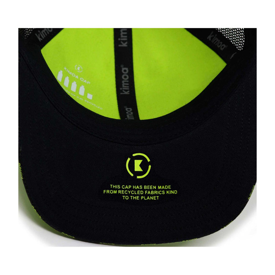 Aston Martin UK F1 Mens Alonso Kimoa Baseball Cap lime green