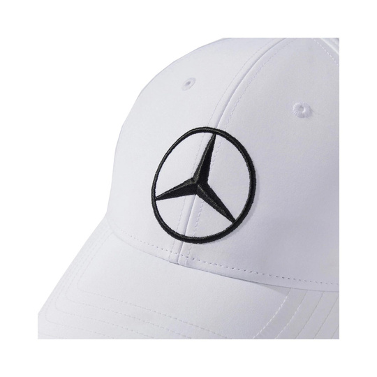 Gorra de béisbol Team Mercedes AMG F1 2025 blanco