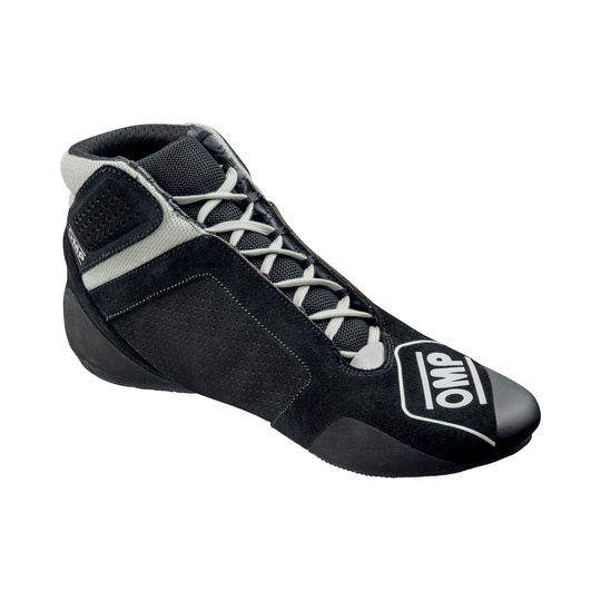 OMP KS-3 MY26 Kids Racing Shoes Black/Silver