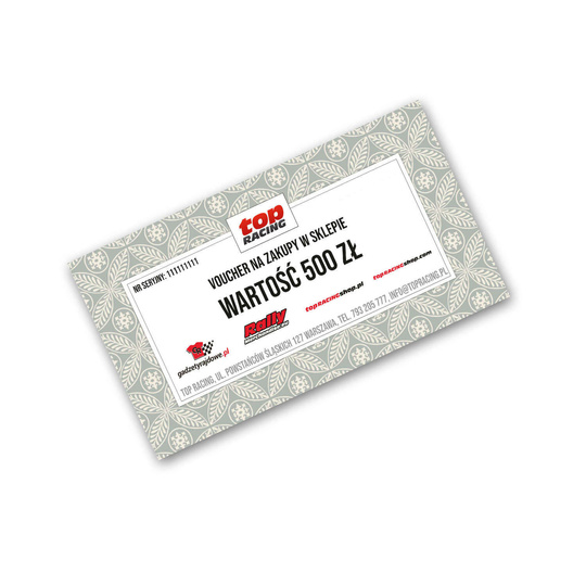 Top Racing Gift Voucher 500 PLN