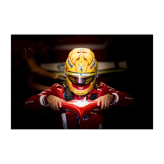 Scuderia Ferrari Lewis Hamilton helmet Fiorano 1:5