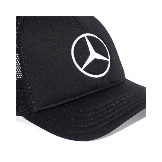 2025 Mercedes AMG Petronas F1 Mens Star Trucker Cap black