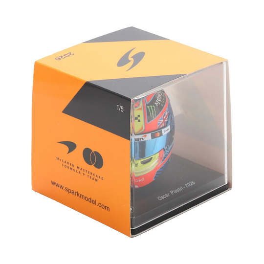2026 McLaren F1 Oscar Piastri Miniature Helmet 1:5