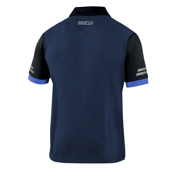 Polo Sparco Tech bleu marine