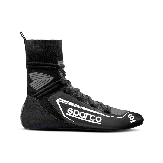 Chaussures Sparco X-Light+ noires/blanches (FIA)