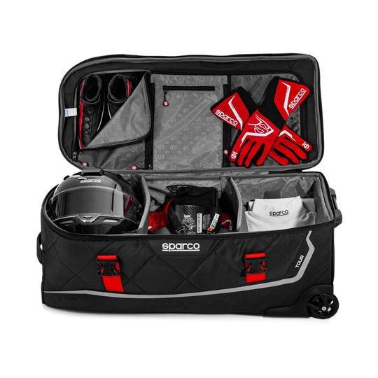 Bolsa Sparco Tour negra/roja