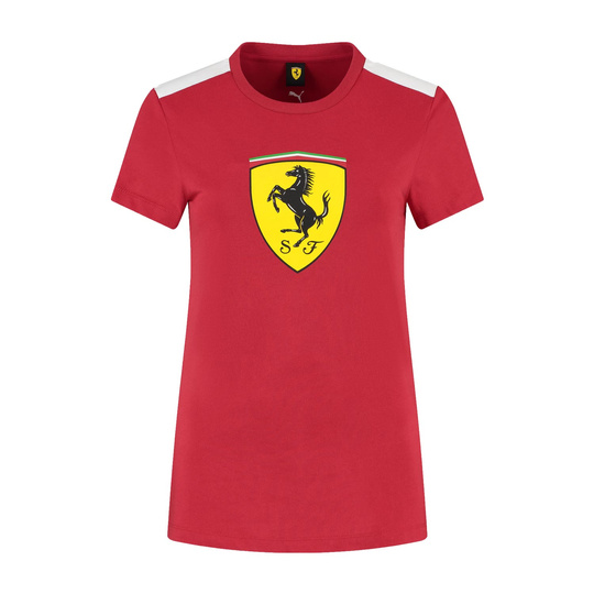 Scuderia Ferrari F1 Women's Shield T-shirt Red