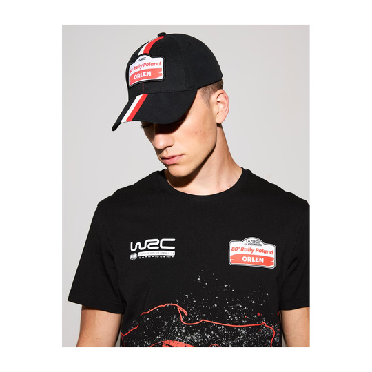 Rally Poland Stripe Hat Black