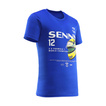 2025 Ayrton Senna F1 Collection Mens Helmet Graphic T-Shirt