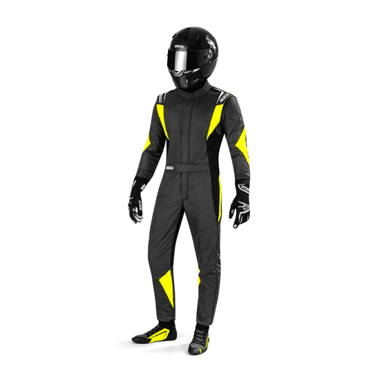 Combinaison Sparco Superleggera grise/jaune (FIA)