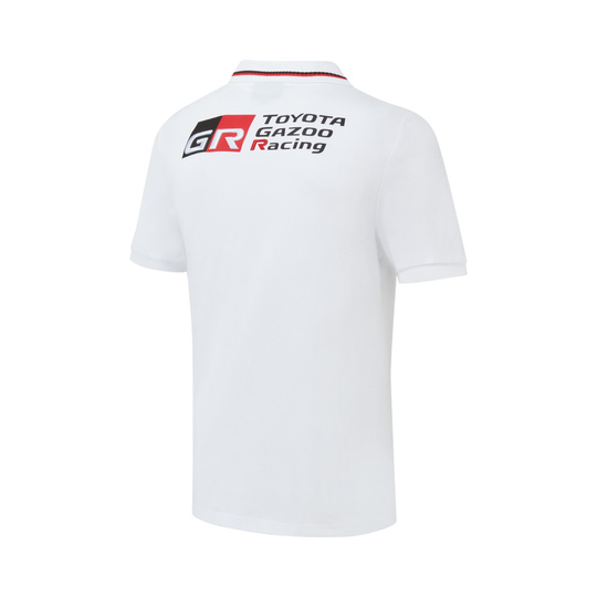 Polo GR Badge Toyota Gazoo Racing 2026 blanc