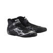Botas Alpinestars Tech-1 Z V3 negras/plateadas (FIA)