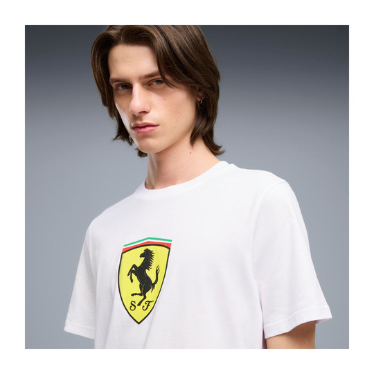 2026 Scuderia Ferrari F1 Large Logo T-shirt White