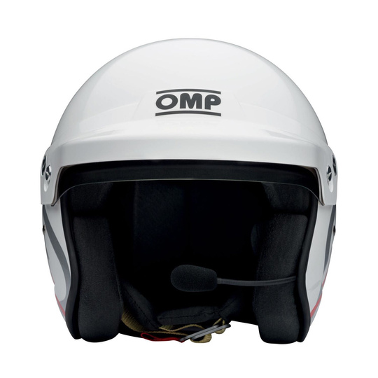 Casco OMP J-R blanco (FIA)