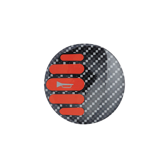 Caps for Sparco Italy horn buttons (01597GR)