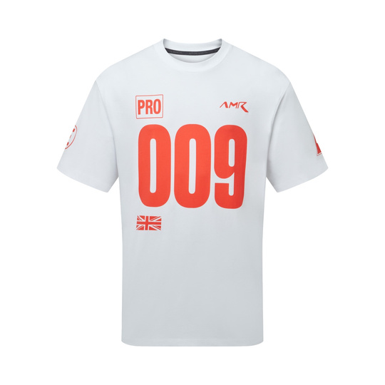 Camiseta Limited Edition 009 Graphic Aston Martin Racing 2026 blanca/roja