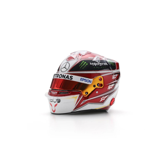 Casco en miniatura Mercedes AMG F1 Lewis Hamilton 1:5 Austin GP 2019