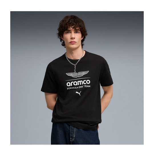 T-shirt Aston Martin F1 Large Logo 2026 noir