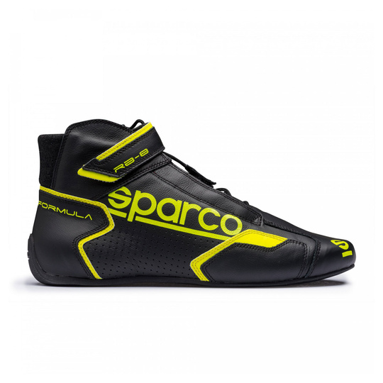 Sparco Italy FORMULA RB-8.1 Racing Shoes Black/Yellow (with FIA homologation)