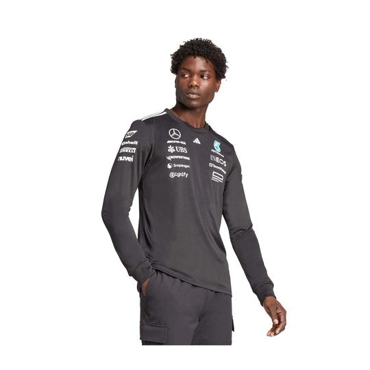 Camiseta de manga larga Team Mercedes AMG F1 negra
