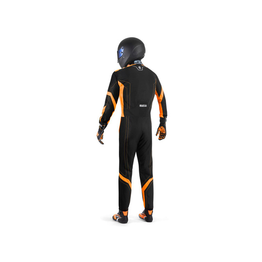 Sparco Thunder Karting Suit Black/Orange (FIA)