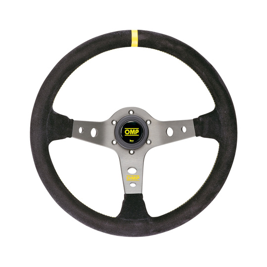 OMP Corsica Titanium Steering Wheel Suede