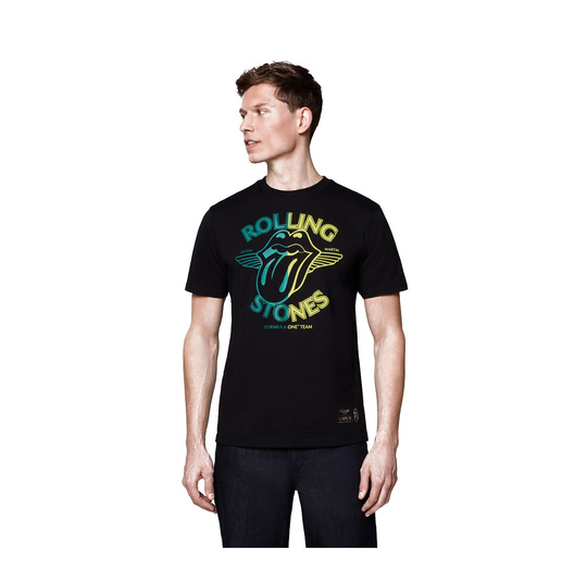 2025 Aston Martin Aramco F1 Men's Wireframe Graphic T-Shirt