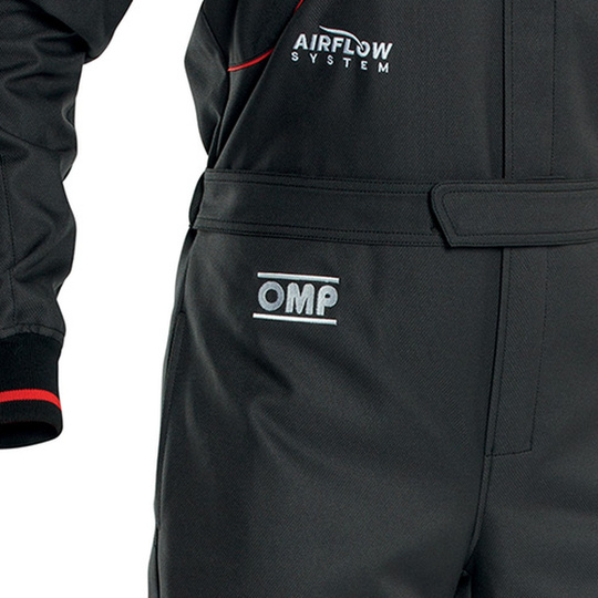 Mono de karting OMP KS-4 negro/rojo