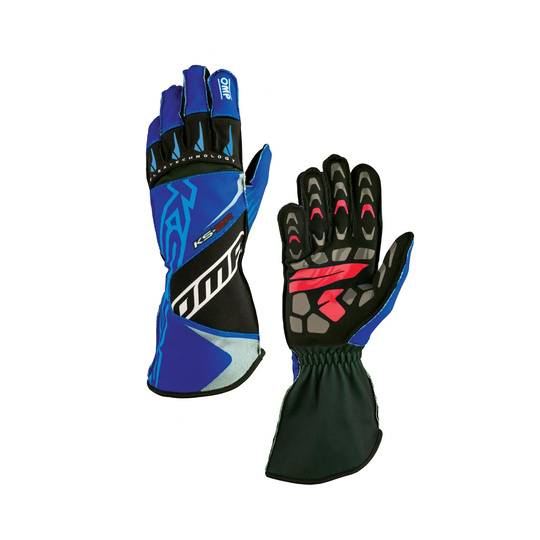 OMP KS-2R MY22 Racing Gloves Blue